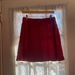 Elegant Red Women's Skirt
